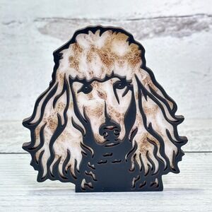 Poodle Dog Handmade Night Light Plug In Wall Decor Artisan Animal Light